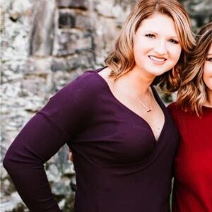 Elegant Purple Women's Sweater